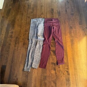 Two pairs size 2 Lululemon